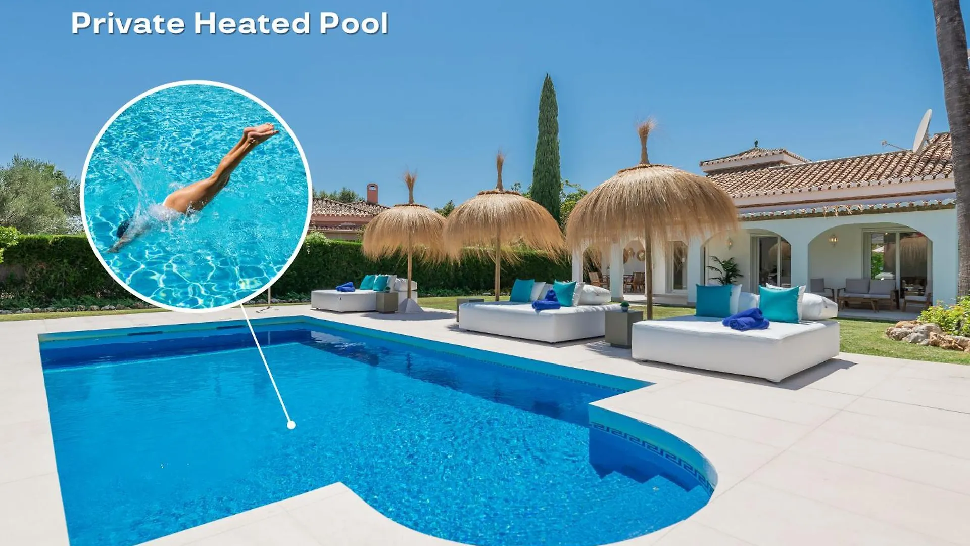 Villa Sirio: Golf-Front Retreat with Private Heated Pool Marbella 0*,