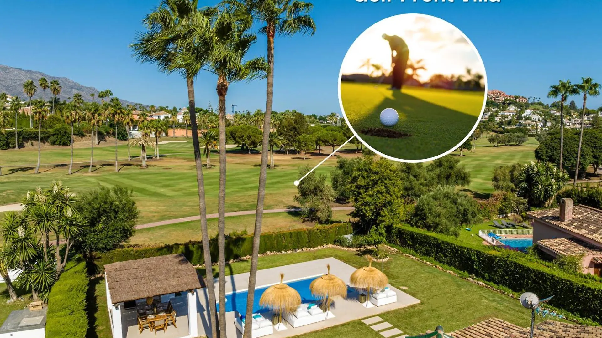 Villa Sirio: Golf-Front Retreat with Private Heated Pool Marbella Spain